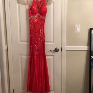 Prom dress Melon/pink color